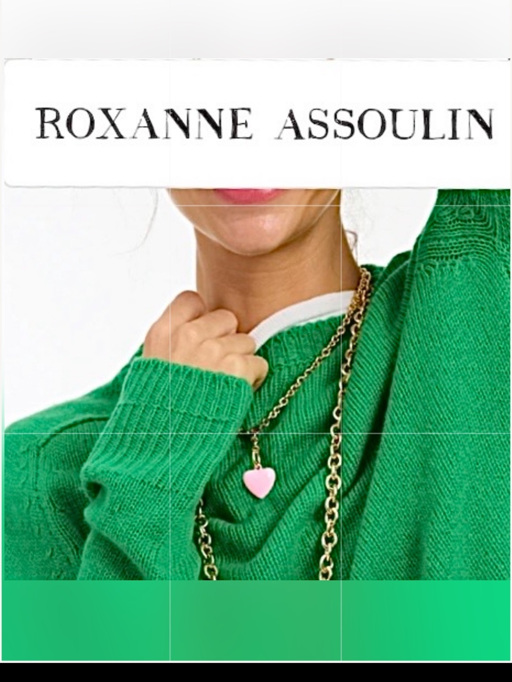 🆕- Roxanne Assoulin -Trending Pink Puffy Heart Pendant Necklace -